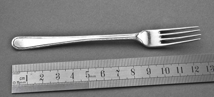 Rare Cape Silver Konfyt Fork - Daniel Heinrich Schmidt, 